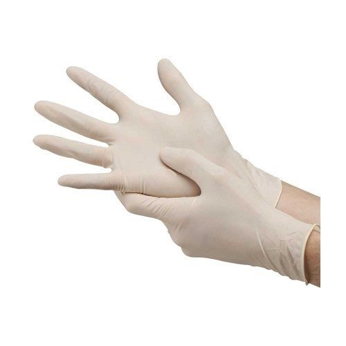 Powder Free Disposable Non Woven Latex Examination Gloves For Hospitals, Pharmaceutical Food Industries