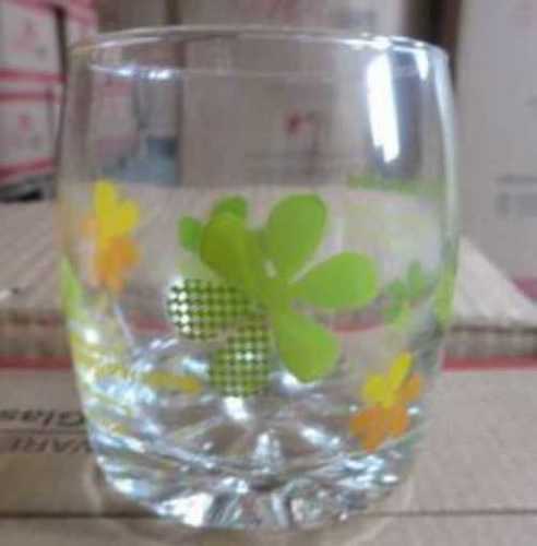 Printed Transparent Drinking Glass For Drinking Use, Modern Appearance