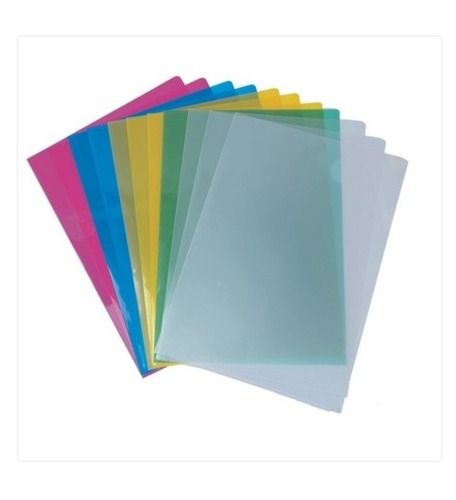 Rectangle Shape Multi Color Pp Sheet Protector For Office, Pack Of 11 Pieces