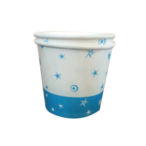 Sky Blue And White Eco-Friendly Printed Disposable Paper Cup For Hot Coffee And Tea