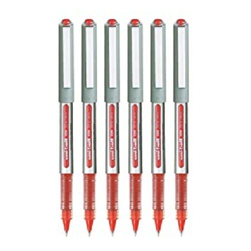 Light Weight Smudge-Free Plastic Red-Ink Gel Point Pens For School And Office