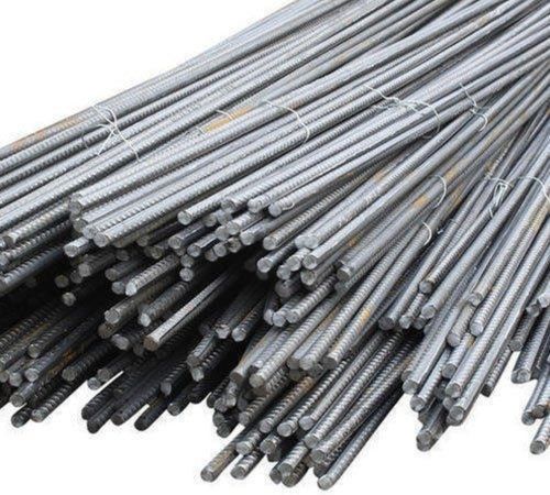 Grey Strong And Safe Long Durable Tmt Steel Bar For Construction