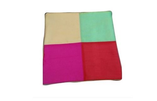  Square Shape Patchwork Cotton Cushion Cover For Home, Size 16x16 Inch