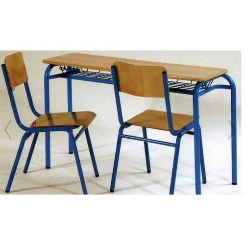 2 Seater School Chair And Desk For Indoor And Outdoor, Sporting Events Design: Column