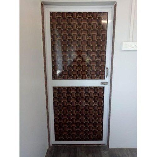 Brown Light Weight And Waterproof Long Durable Bathroom Door With Beautiful Designs