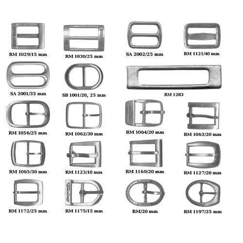 Different types outlet of belt buckles