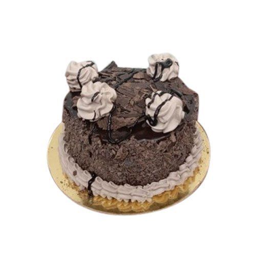 Round Choco Flakes Chocolate Cake With 1 Days Shelf Life And Delicious Taste