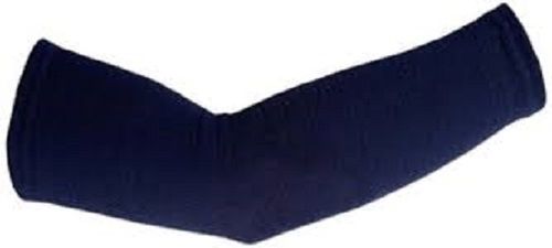 Round Skin Tan Protection Sun Rays Resistant Stretchable Heavy-Duty Navy Blue Full Arm Sleeve