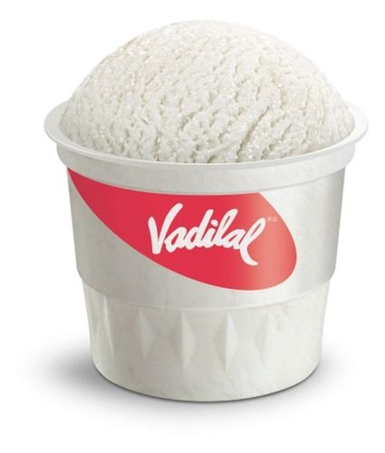 White Vanilla Flavor Ice Cream With Delicious And Yummy Taste