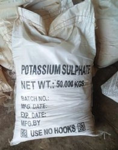 100 Percent Pure Potassium Sulphate For Used In Chemical Industries, Net Weight 50kg