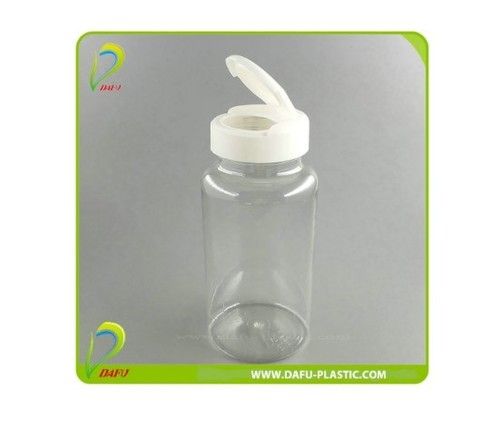 White 150Ml Clear Pet Pharmaceutical Plastic Bottle With Flip Top Cap