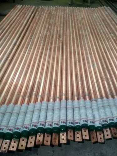 Metalic Copper Grounding Rods For Electrical Earthing, Length - 1-3 Meter