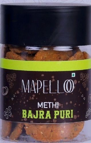 Gluten Free And No Artificial Colors Good Digestion Mapello Organic Methi Bajra Puri 200 Gm