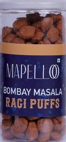 Gluten Free And Whole Grain And Sweetener Mapello Bombay Masala Ragi Puffs