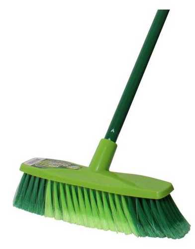 Green Rust Proof and Long Durable Plastic Brooms Mops For Home Cleaning