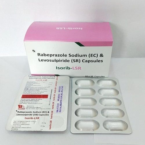 Isorib DSR Rabeprazole Sodium EC And Levosulpiride SR Capsules