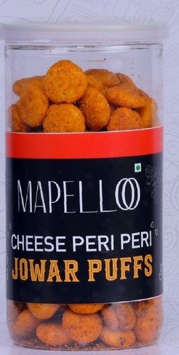 Light And Crispy With No Artificial Colors And Preservatives Cheese Peri Jowar Puffs Brown Spice 