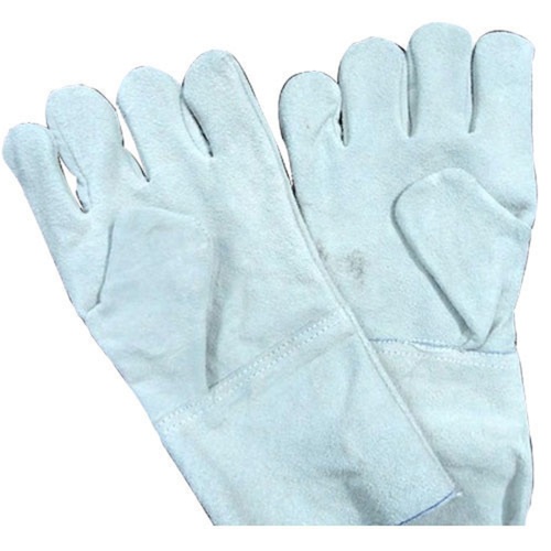 लाइट ब्लू स्पार्क और हीट रेसिस्टेंट प्रोफेशनल वेल्डिंग सेफ्टी ग्लव्स जेंडर: यूनिसेक्स