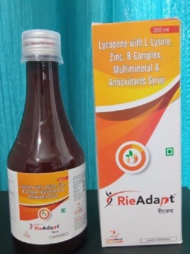 Liquid Rieadapt Lycopene, L Lysine, B Complex With Zinc Syrup