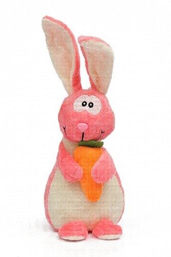 Cotton Multi Color Eco Friendly Cute Flexible Carrot Rabbit Soft Toy For Children