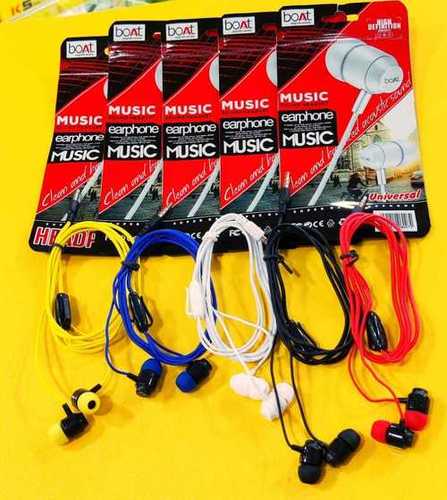 Multi Color High Base Boat Music Earphones