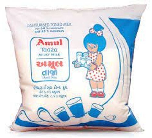 100% Pure Healthy Nutrient Enriched Amul Taaza Pasteurised Toned Milk