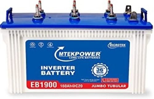 घरेलू और औद्योगिक उपयोग के लिए 160 एएच ट्यूबलर माइक्रोटेक इन्वर्टर बैटरी 