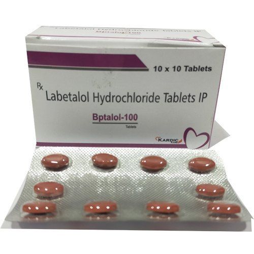 Bptalol-100 Labetalol Hydrochloride Tablets Ip, 10x10 Blister Pack