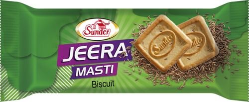 Cumin, Salty, Buttery And Tasty Flavor, Crunchy Texture, Round Shape Biscuits Melts In Your Mouth