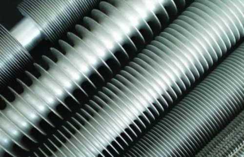 Silver Finned Tubes For Industrial Usage, High Strength And Rustproof, 5-10Mm Thickness