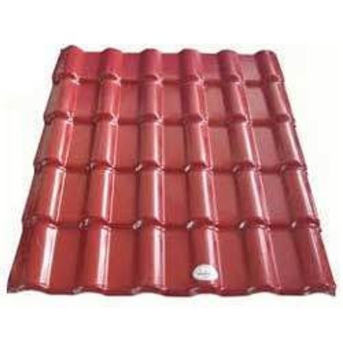 High Strength And Stiffness Maroon Plastic Roofing Sheets Ideal For Commercial And Residential Applications Thickness: 2 Millimeter (Mm)