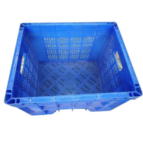 Light Weight Strong And Weather Resistant Plastic Crate Blue Colour, Weight 6 Months