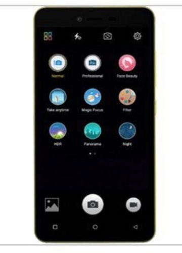 P5L Black Modern Gionee Mobile Phones With 16 Gb Internal Storage With Powerful Battery Android Version: Android 5.1