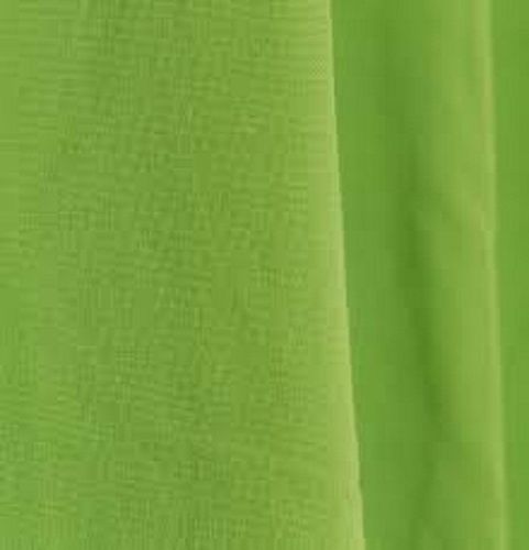 Plain Comfortable Lightweight Green Cotton Silk Fabric for Making Shirt and Dresss