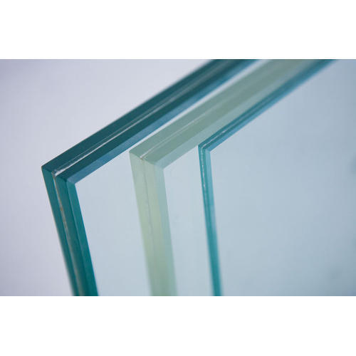 Toughened Glass With Blue Color, Strong And Long Lasting, Used For Construction