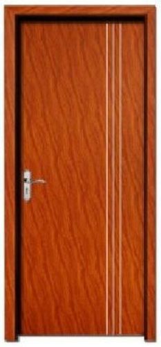 Weather Resistant High Durable And Strong Brown Wpc Doors Perfect For Office Building And Homes Design: Plain