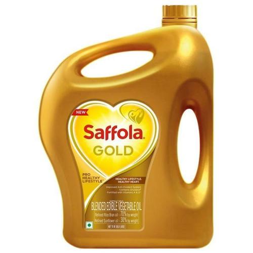 1 Liter Poly Pack Saffola Gold Oil With High Nutritious Values