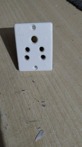 Pvc 100 Percent Safe Heavy-Duty Long Lasting Plastic White Electrical Sockets For Home