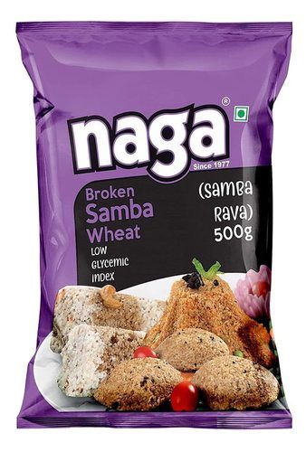 100% Pure And Natural, Naga Sooji Samba Rava (Broken Wheat) Special 500 G 