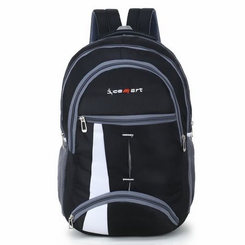 Black And White Color School Bag With High Weight Bearing Capacity