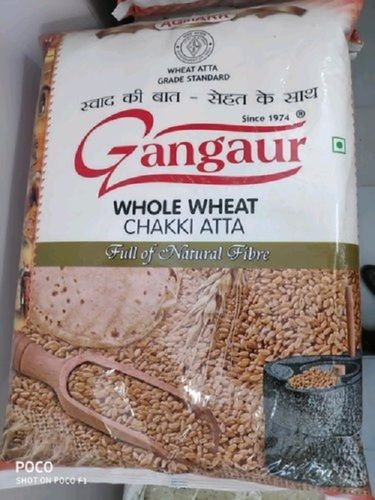 Easy To Digest Finely Grounded Hygienically Processed Gangaur Whole Wheat Chakki Atta