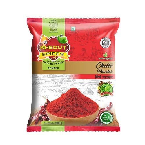 Fresh And Organic Hygienically Prepared Khedut Spices Red Chilli Powder