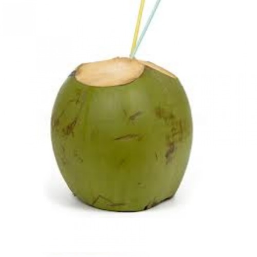 Handpicked Natural Green Young Coconut - Whole Round Fresh Coconut, Hydrating Electrolyte-Rich Water , No Artificial Additives