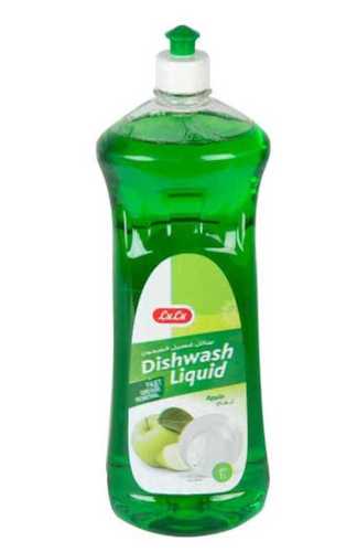 Green Highly Effective Lulu Active Salt Concentrated Dishwashing Liquid Premium Apple