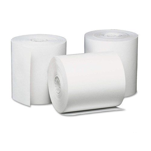 Light Weight, Moisture Proof And Anti Bacterial White Color Plain Thermal Paper Roll