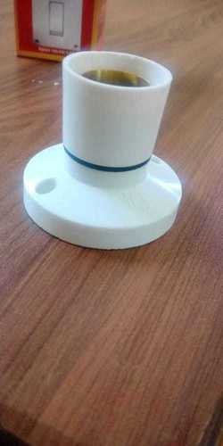 Long Lasting Durable Heavy-Duty Plastic White Electrical Bulb Holder For Indoor And Outdoor Voltage: 240 Siemens Volt (S )