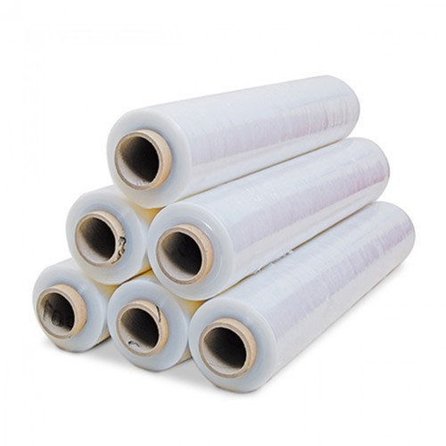 Plain Soft Transparent Stretch Film Rolls Used In Food Packaging