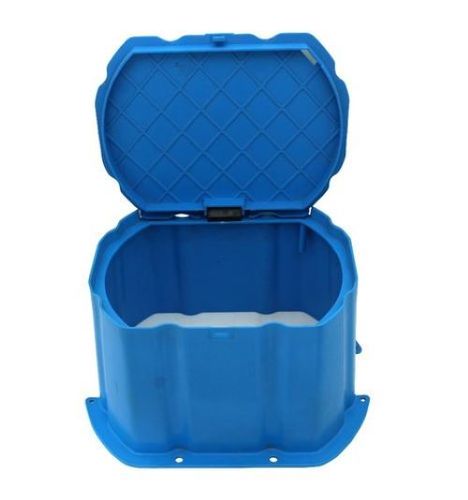 Blue Plastic Water Meter Box