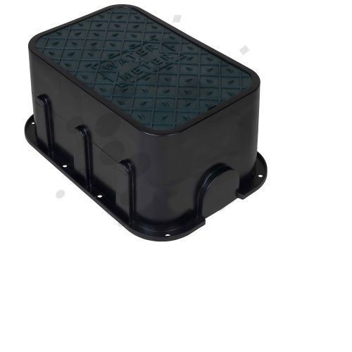 Plastic Water Meter Box - Waterproof, IP66 Protection Level | Rigid Plastic, 15-50mm Nominal Diameter, Available in Blue and Black, 1 Year Warranty