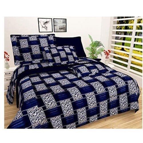 Printed Cotton Double Bed Sheet